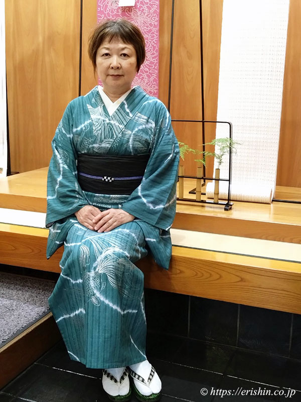 誉田屋源兵衛浴衣会2026 兵庫県 S様「着物と帯・呉服えり新」