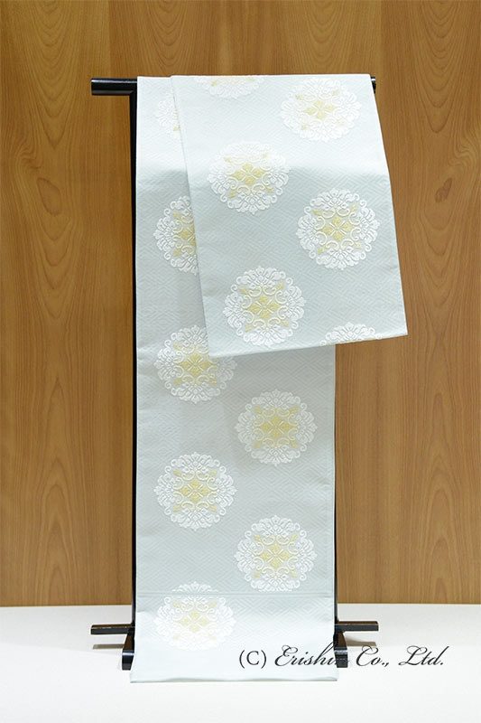 道長取柄 稼い 有栖川織物袋帯 単衣〜袷用 