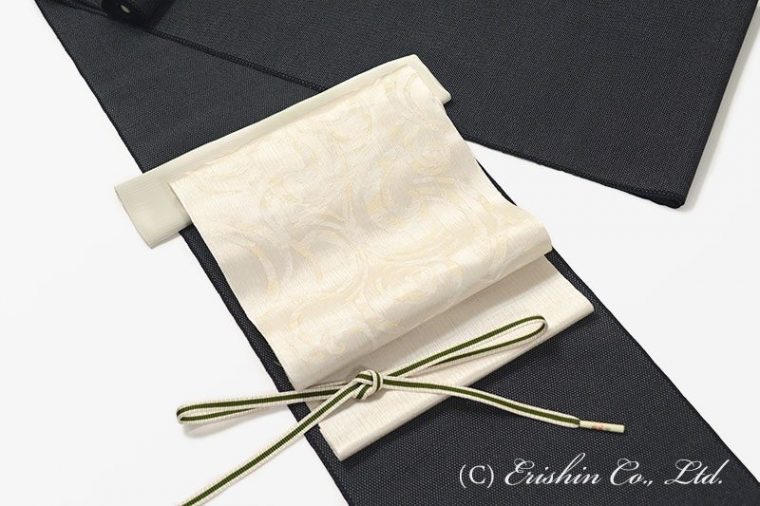 本塩沢（黒地/蚊絣）