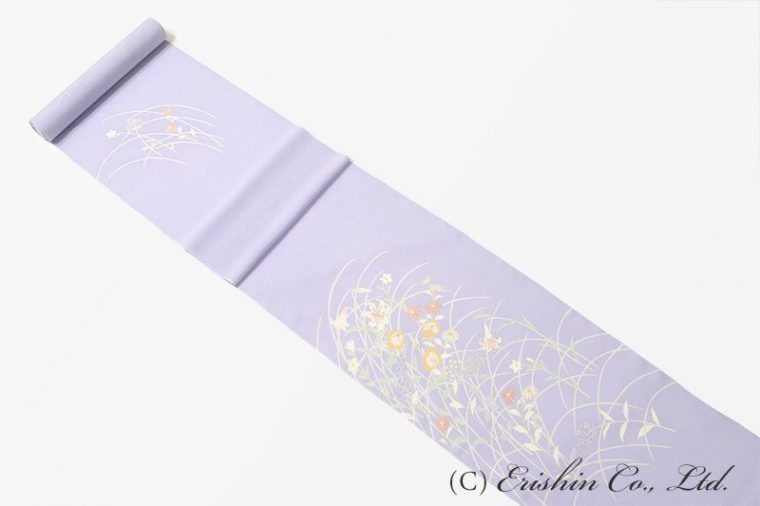 付下訪問着（夏秋草図/絽）反物