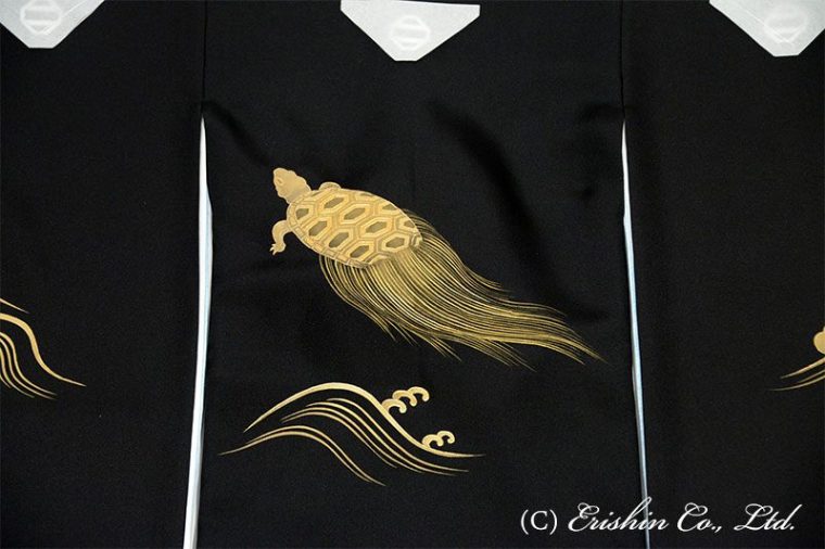 男児用宮参り着のお誂え（萬年亀）