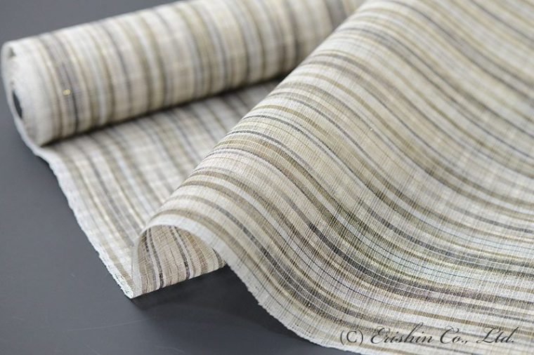 土屋順紀・作　紋紗九寸織名古屋帯「皎月」