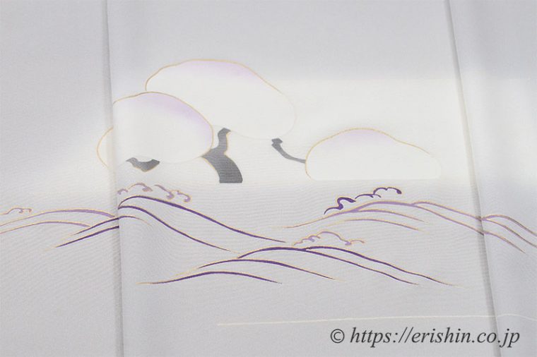 付下訪問着（光琳松）