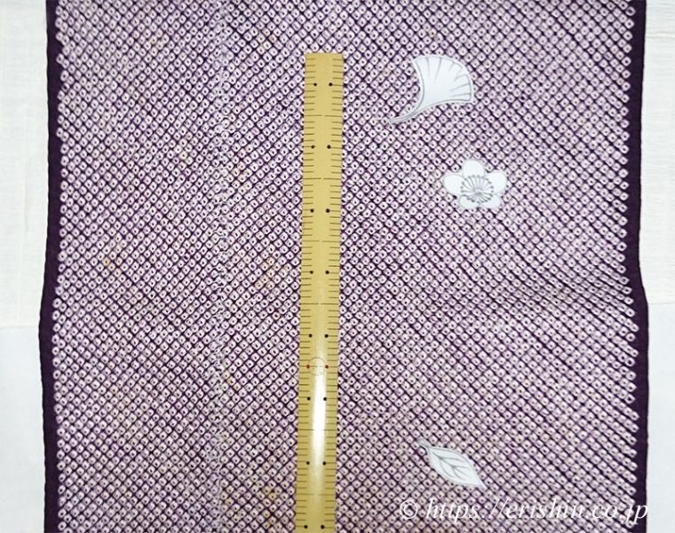 リフォーム例（絞り羽織に刺繍）