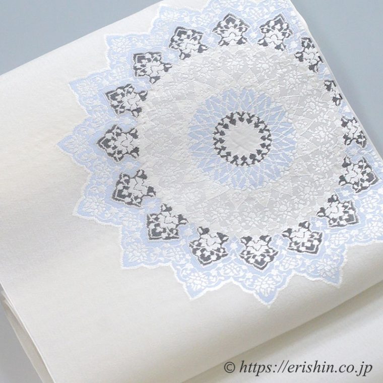 勝山健史　九寸織名古屋帯（イスラーム華文）