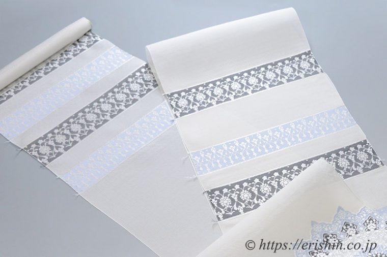 勝山健史　九寸織名古屋帯（イスラーム華文）