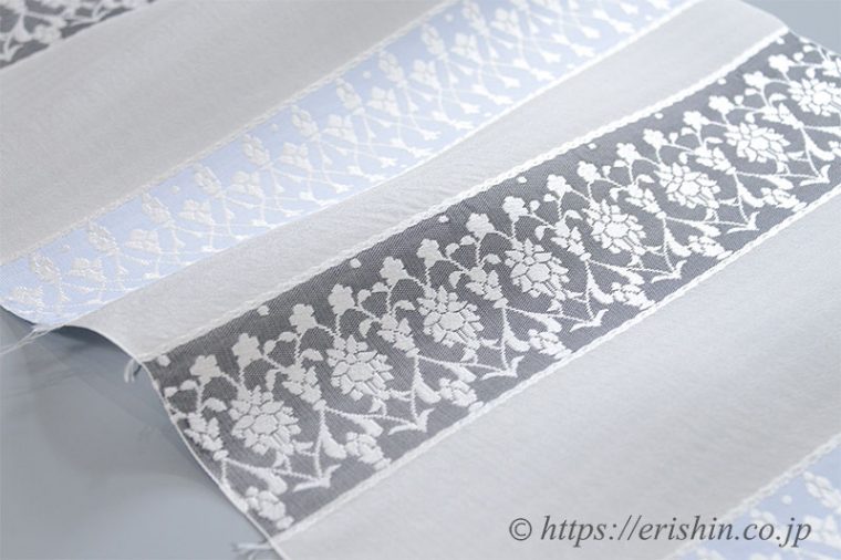 勝山健史　九寸織名古屋帯（イスラーム華文）