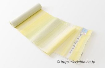 小千谷縮（段暈かし/シトラス）広巾