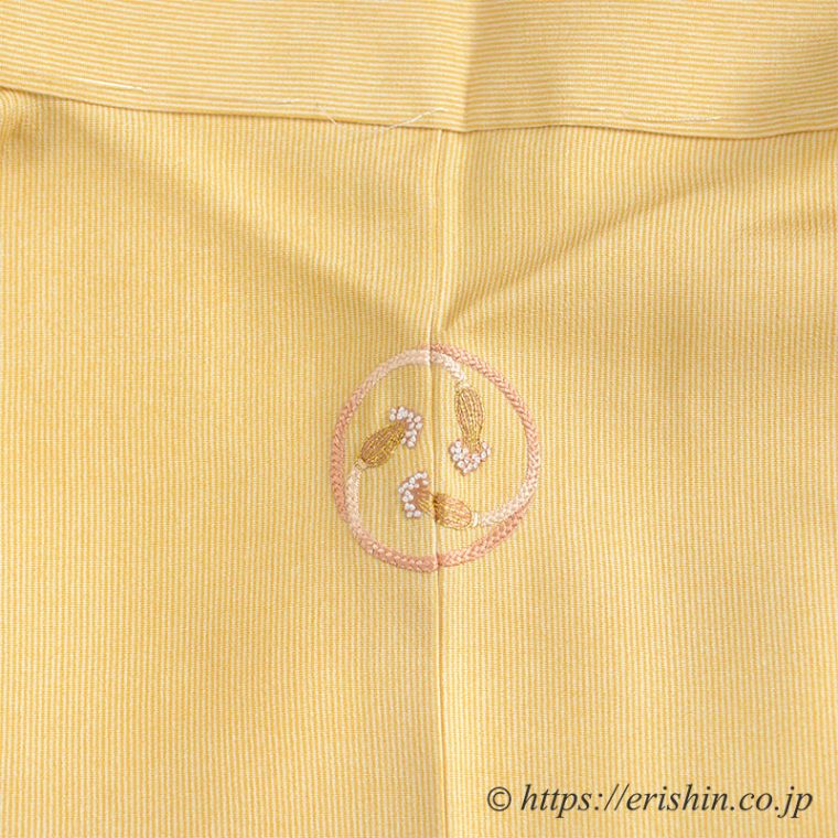 洒落紋のお誂え　三ツ房の丸