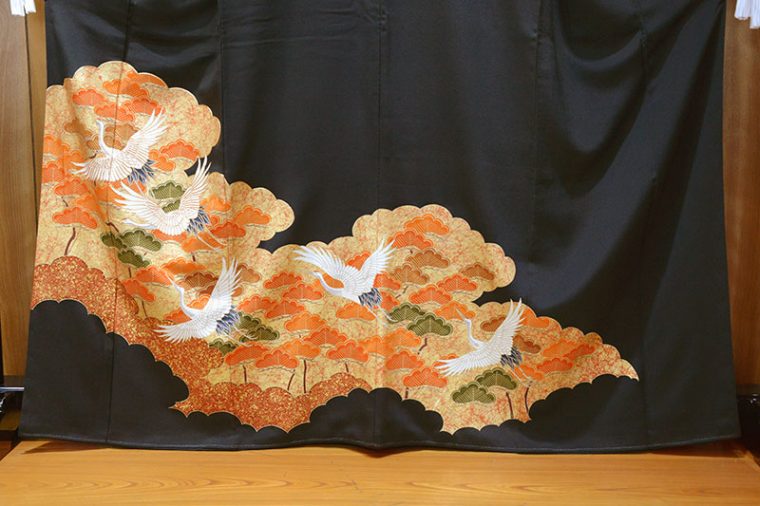 黒留袖　着物　リメイク　