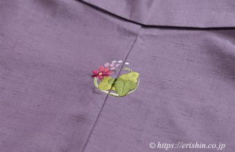 お誂え刺繍洒落紋（葛花の丸）