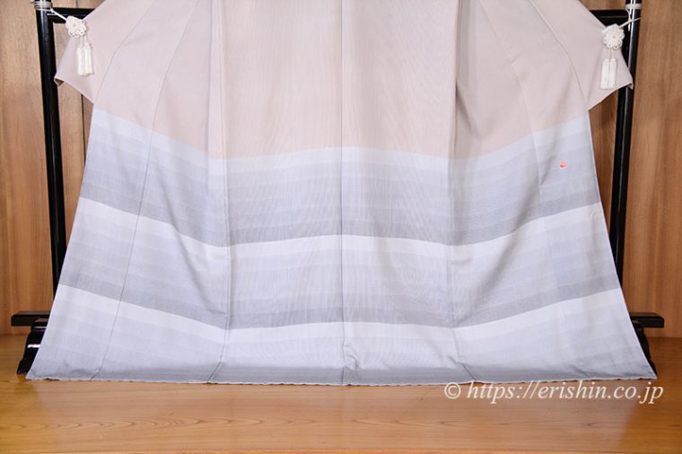 江戸小紋 訪問着（裾暈かし段）現代の名工 浅野榮一