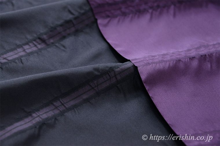 洛風林しじら織コート（雨コート兼用）生地拡大