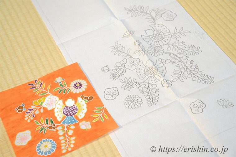 お誂え　帯　染帯　福良雀　ふくら雀