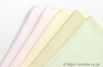 帯揚げ（無地/薄色系・楊柳）5種 [単衣向]