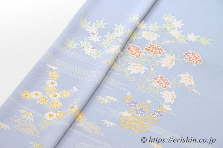 付下訪問着（春秋景色）[単衣用]