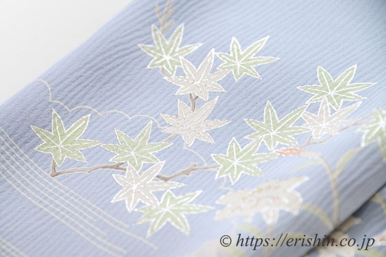 付下訪問着（春秋景色）[単衣用]