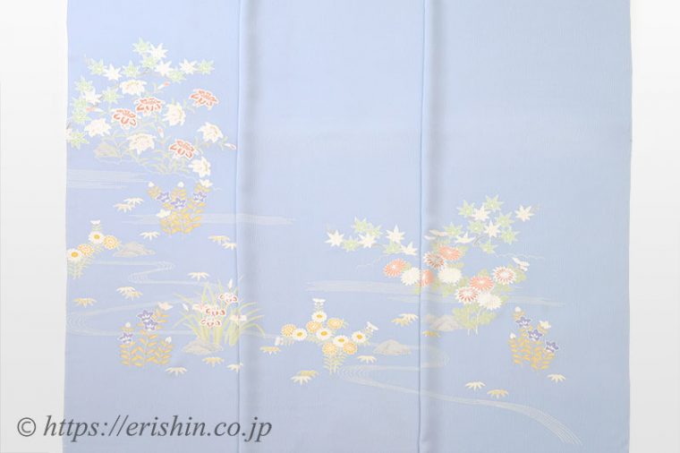 付下訪問着（春秋景色）[単衣用]