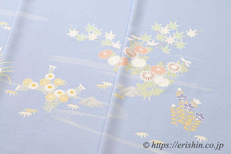 付下訪問着（春秋景色）[単衣用]