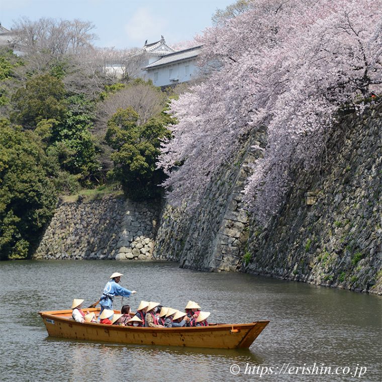 姫路城のお堀巡り