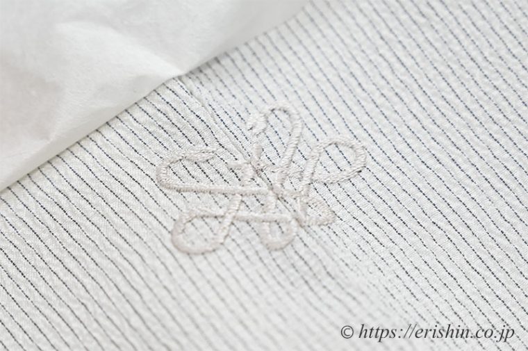 お客様オリジナル手刺繍洒落紋