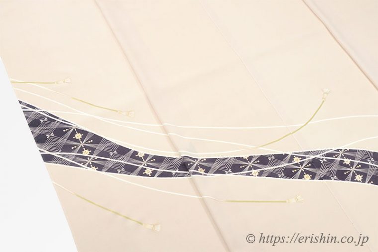 截金文様の付下訪問着　