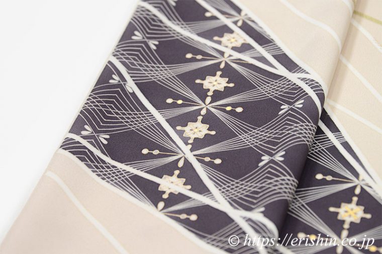 截金文様の付下訪問着