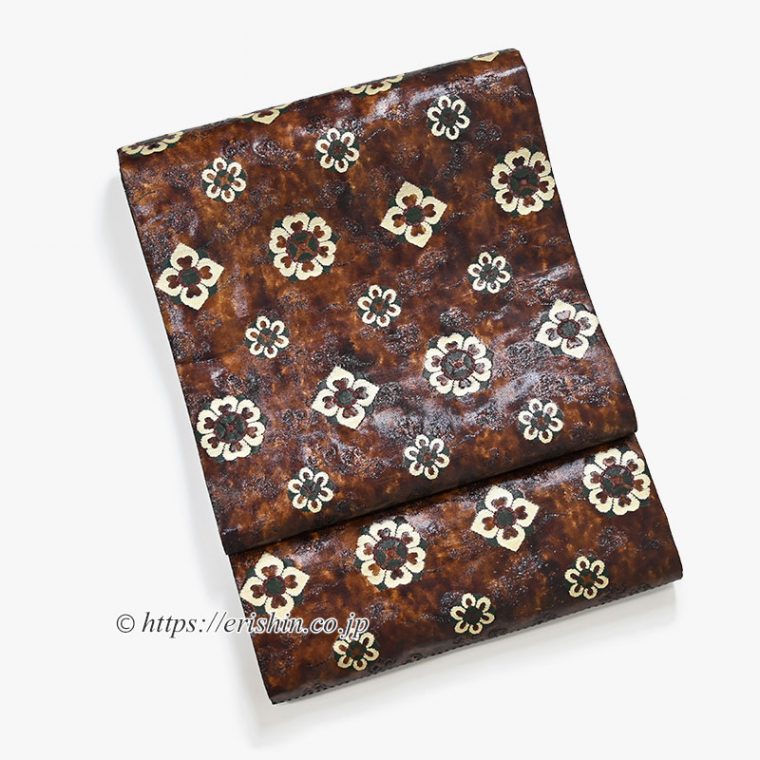 袋帯（七宝華小紋）