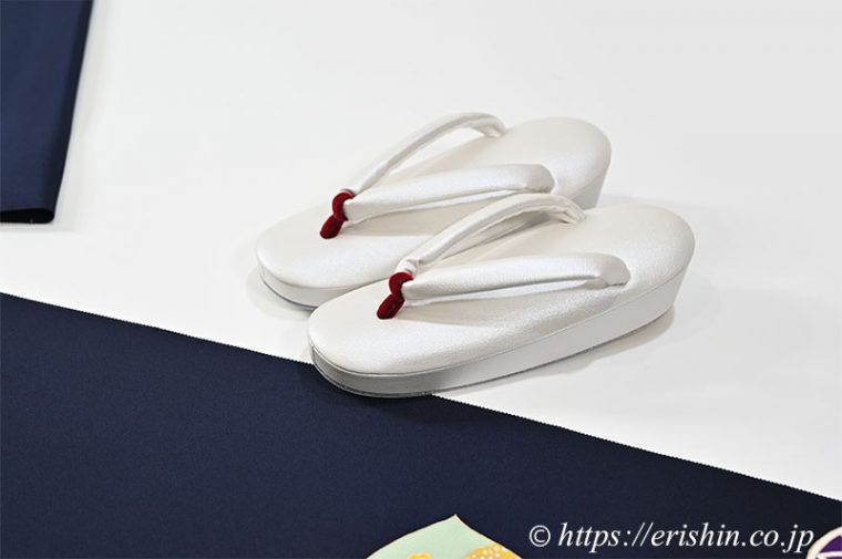 真綿入り草履（帆布パールホワイト）Mサイズ
