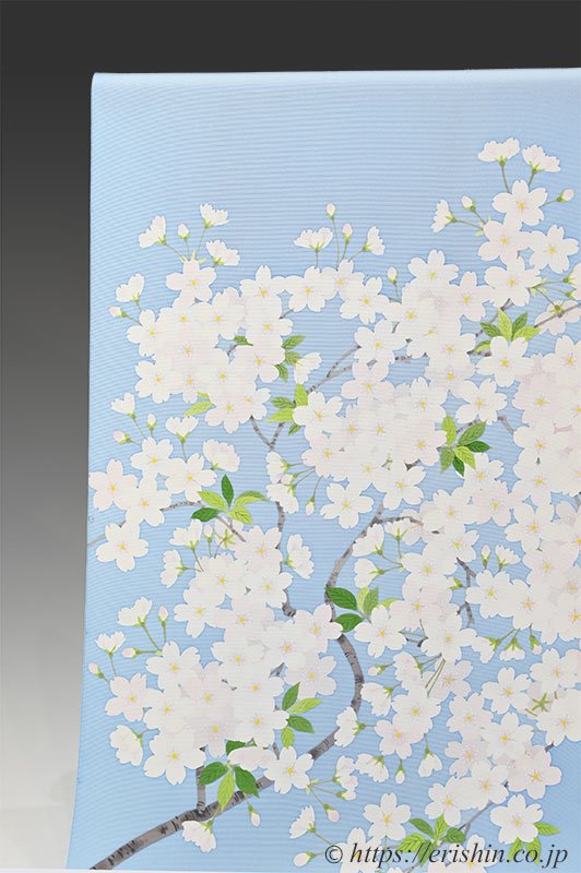 阿部容子作】新品未使用/定価25万/目をひく春の華やかコーデに♪塩瀬 