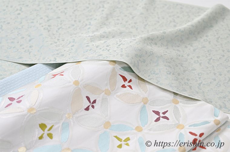 コーディネート「ウォッシャブル御召の単衣着でお食事やお茶会に」