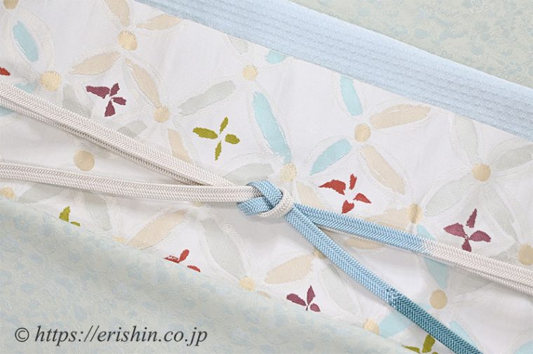 ウォッシャブル正絹御召に九寸織名古屋帯のコーディネート