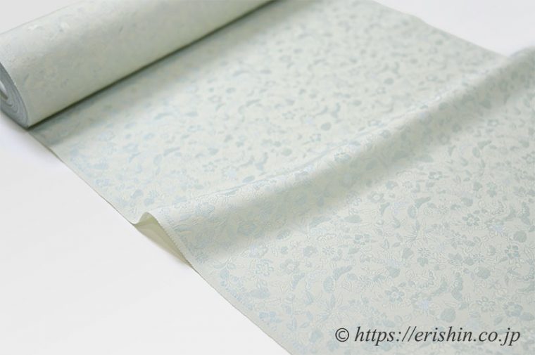 洗える絹の御召　丹後織御召（桃山小紋）