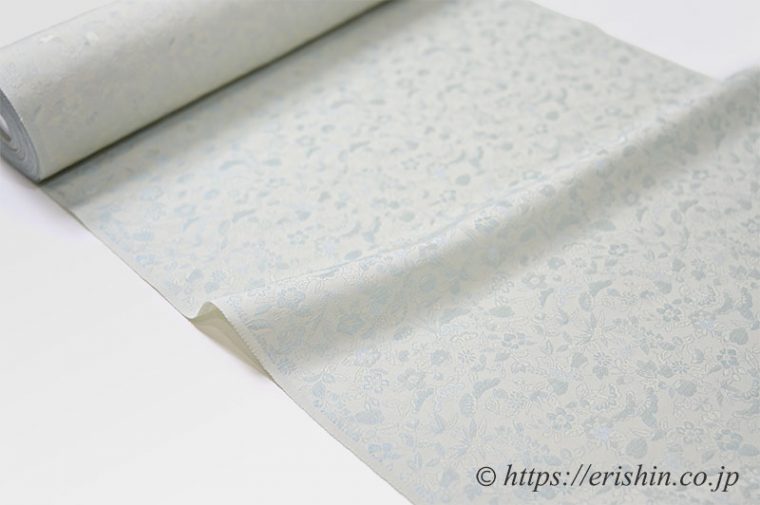 洗える絹の御召　丹後織御召（桃山小紋）