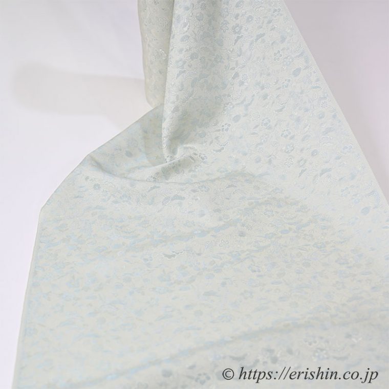 洗える絹の御召　丹後織御召（桃山小紋）