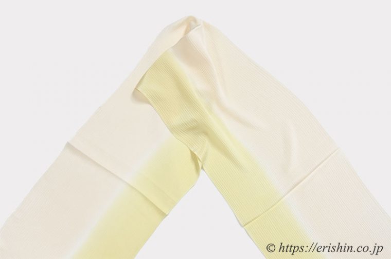 楊柳帯揚げ（二色暈かし）