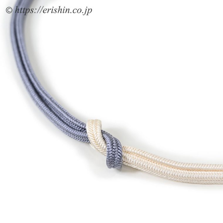 細ゆるぎ組帯締め（暈かし）