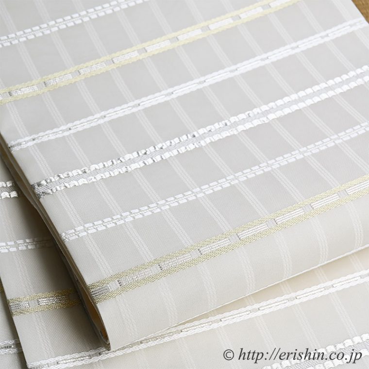 美術工芸 啓　袋帯（夏熨斗目）