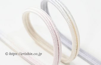 帯締め 細ゆるぎ組（三色暈かし/霞色）