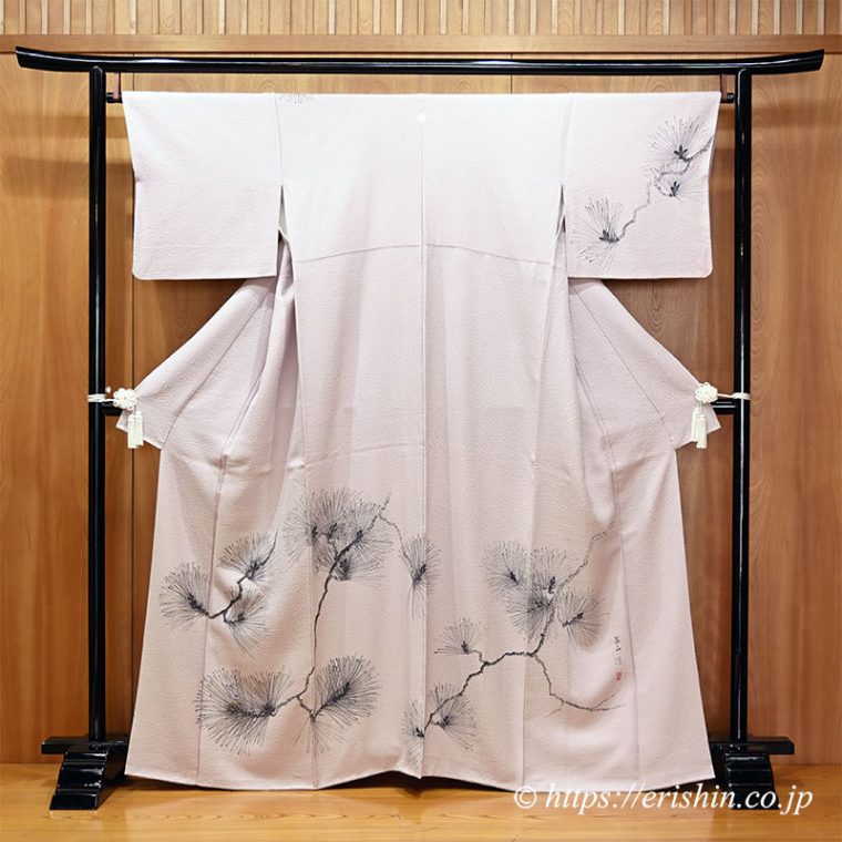 着物リフォーム（お預かり訪問着の金彩加工直し）