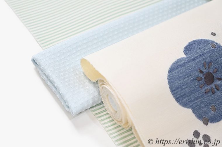 洗える絹の着物　丹後織御召の単衣着で軽やかに