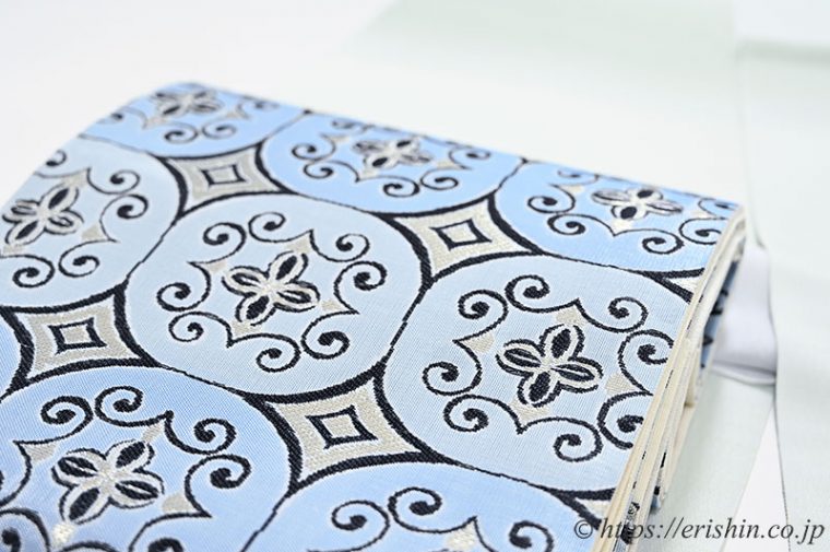 袋帯（佐賀竹錦/七宝唐草文）誉田屋源兵衛