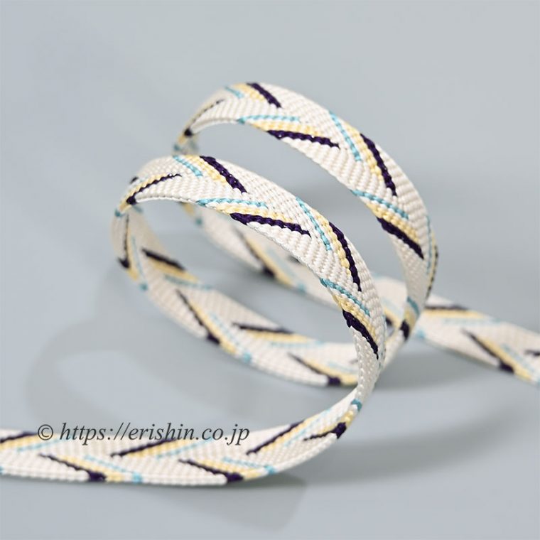 笹波組（深紫×淡黄蘗×空色）