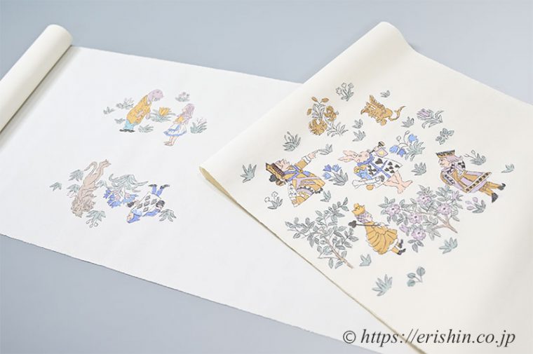 織名古屋帯　不思議の国のアリス　えり新オリジナル