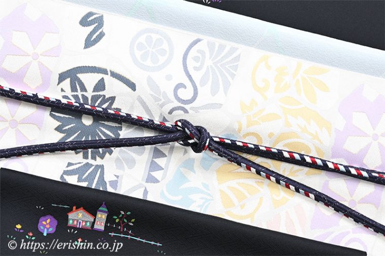 小紋（メルヘン/黒地）に九寸織名古屋帯（バルセロナタイル）