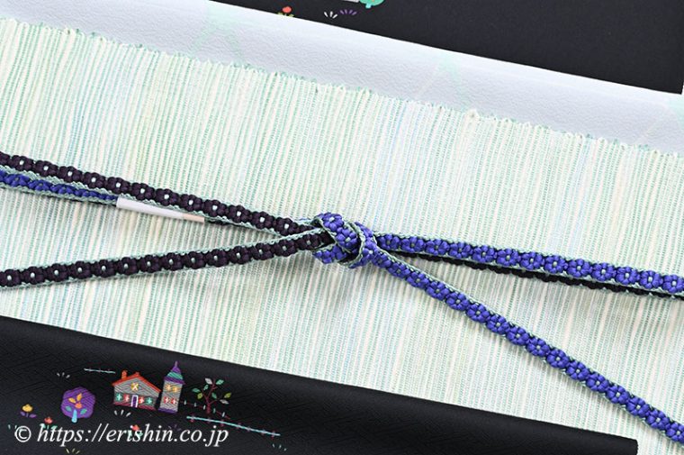 メルヘン小紋に九寸織名古屋帯（曼陀羅/若竹色） 夢訪庵