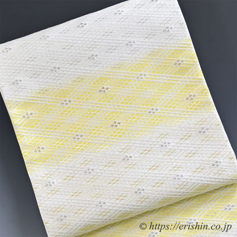 袋帯（截金菱文）美術工芸 啓