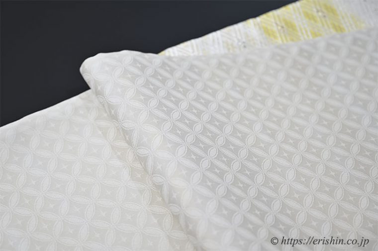 美術工芸啓　袋帯（截金菱文