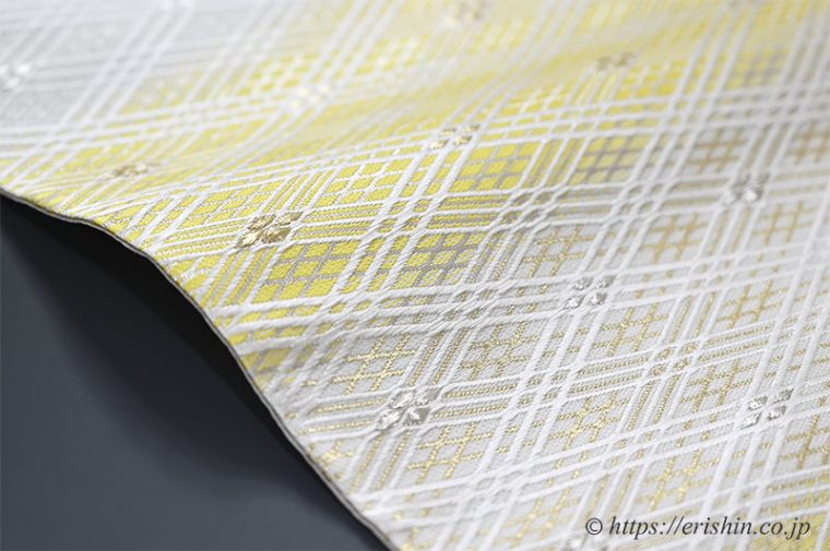 袋帯（截金菱文）美術工芸 啓
