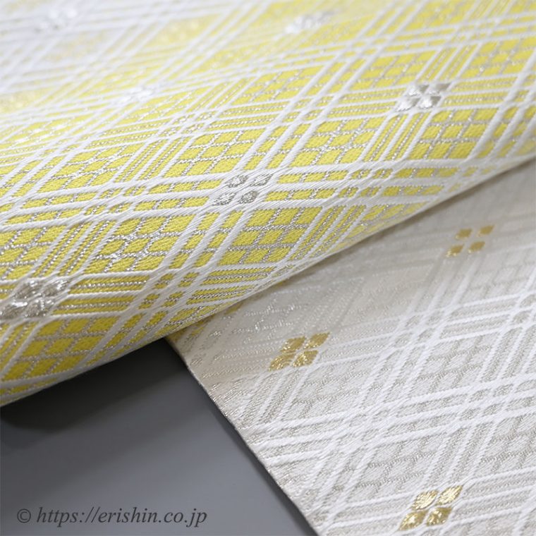 袋帯（截金菱文）美術工芸 啓